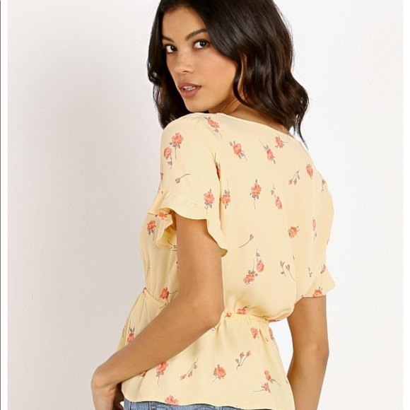 Flynn Skye Kingsley Top Sunshine Blooms Sz M - Picture 4 of 11